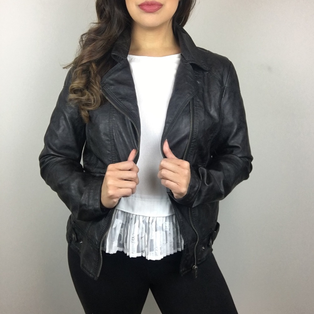 Kut from the Kloth | Faux Leather Bomber Jacket